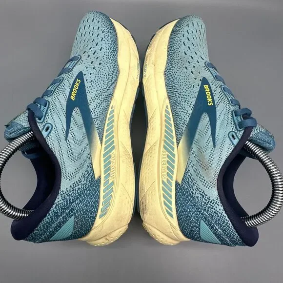 Brooks Adrenaline 24 Women's 8.5 Aqua Athletic Running Sneakers Low Top Lace Up - Picture 7 of 11